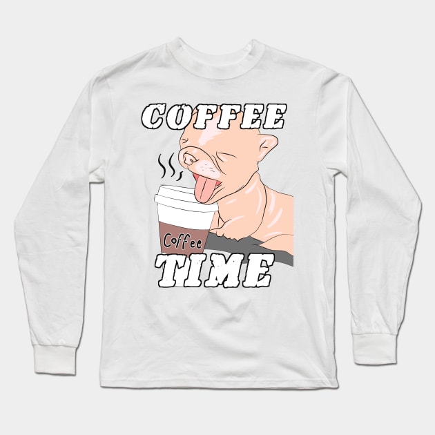 Coffee time Long Sleeve T-Shirt by Grafititee